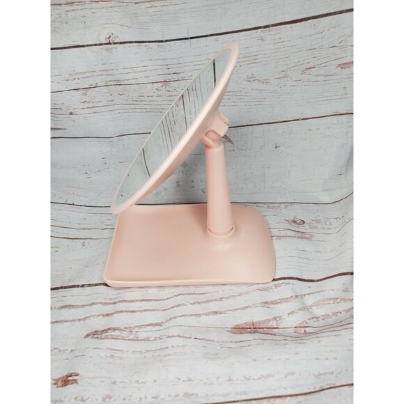 Illuminate Your Beauty with our LED Swivel Neck Pink Rechargeable Makeup Mirror - Picture 3 of 12